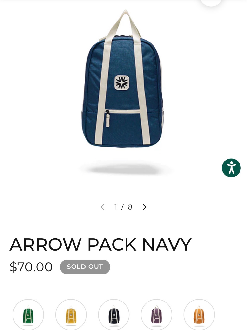 Walker Family Goods Arrow Backpack — image 5 of 5